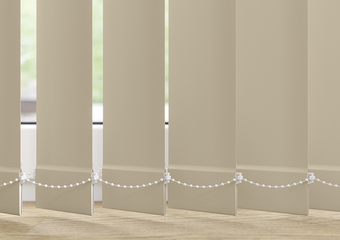 Trinity (Blackout), Stone - Vertical Blind Slats - Image 3